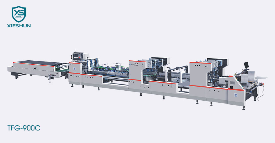 4/6 Corner High Speed Folding And Gluing Machine