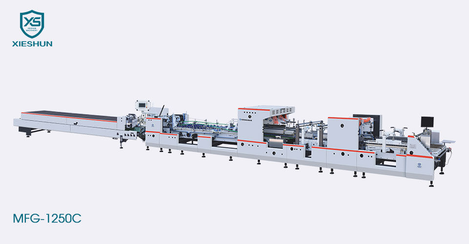 Automatic Heavy Duty 4 and 6 corner Box Gluing Machine