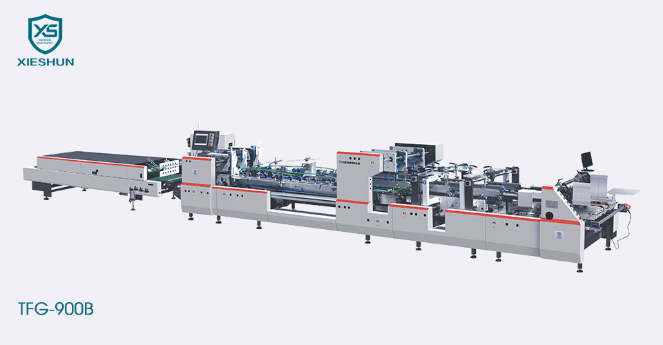 Crash Lock High Speed Folding And Gluing Machine