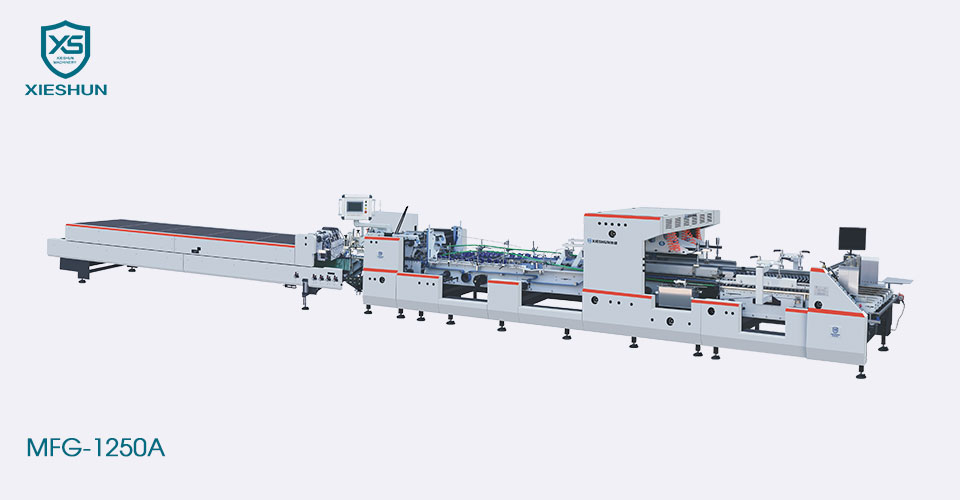 Straight Line Heavy Duty Box Gluing Machine